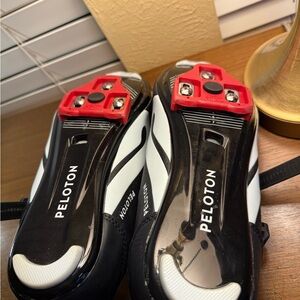 Peloton Black and White Athletic Shoes